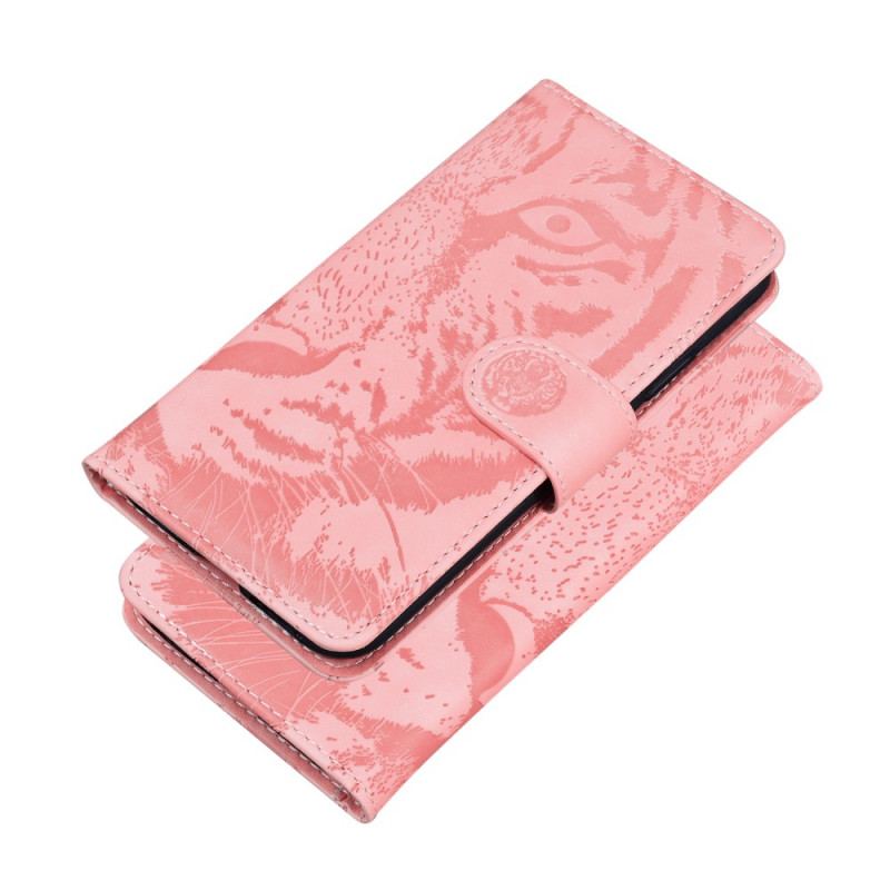 Housse Realme 8i Empreinte Face de Tigre