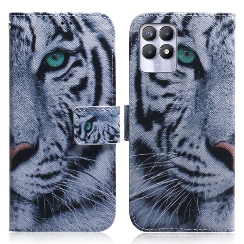 Housse Realme 8i Face de Tigre