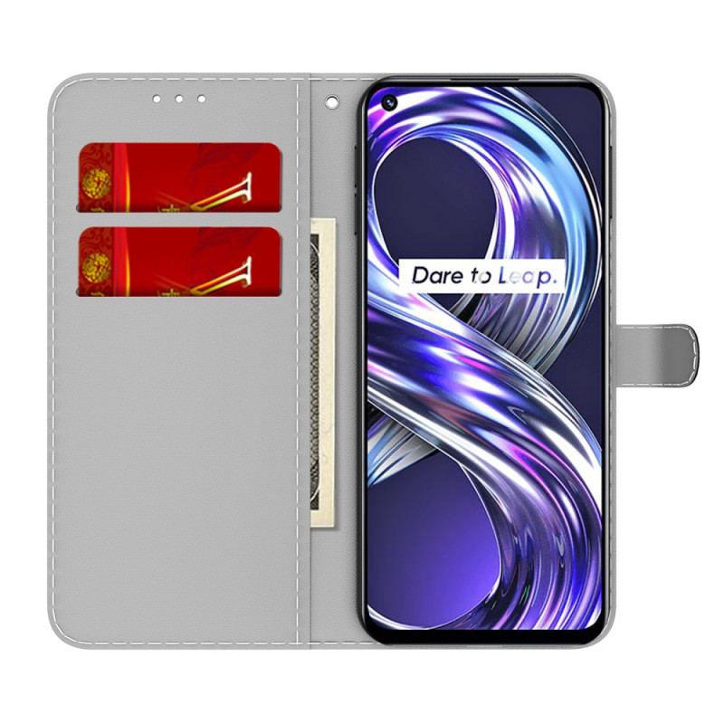 Housse Realme 8i Motif Abstrait