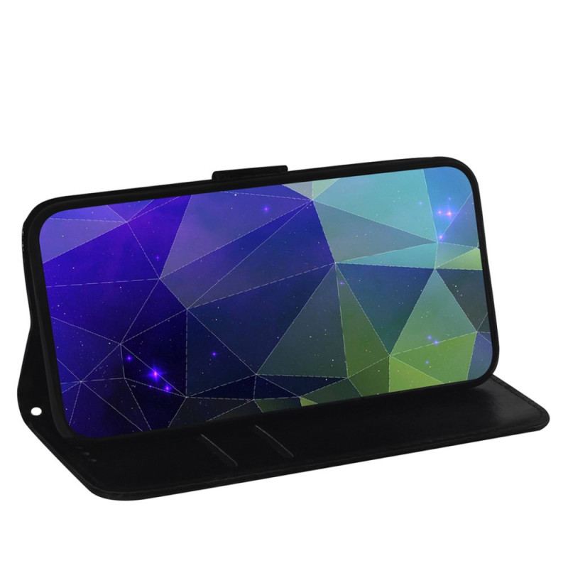 Housse Realme 8i Simili Cuir Couverture Miroir