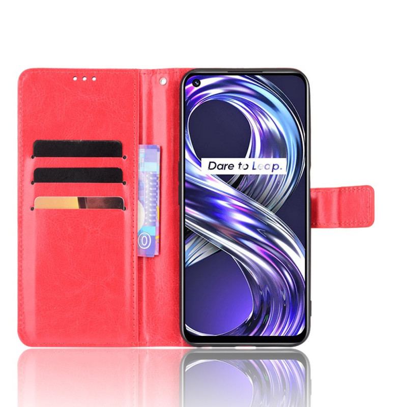 Housse Realme 8i Simili Cuir Flashy