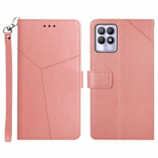 Housse Realme 8i Style Cuir Géo Y Design