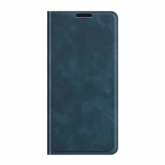 Flip Cover Oppo Find X3 Neo Effet Cuir Silky Touch