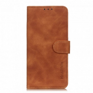 Housse Oppo Find X3 Neo Mate Effet Cuir Vintage KHAZNEH