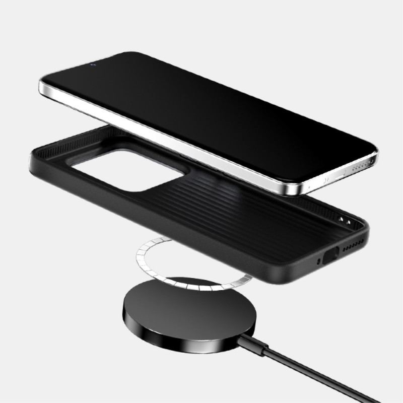 Coque Xiaomi 15 Pro Compatible MagSafe Micro-Gaufrage