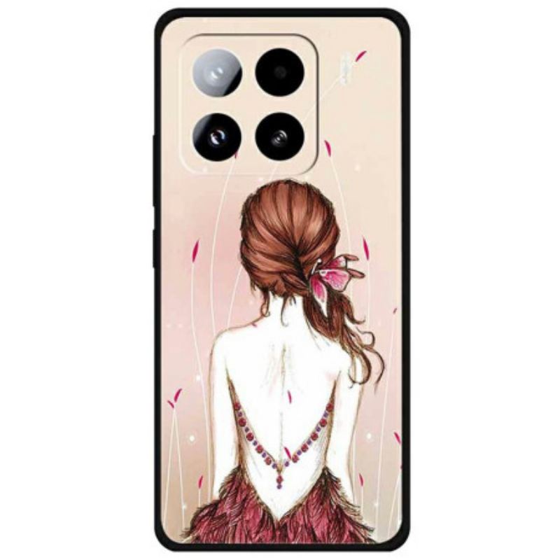 Coque Xiaomi 15 Pro Fille Esquissée