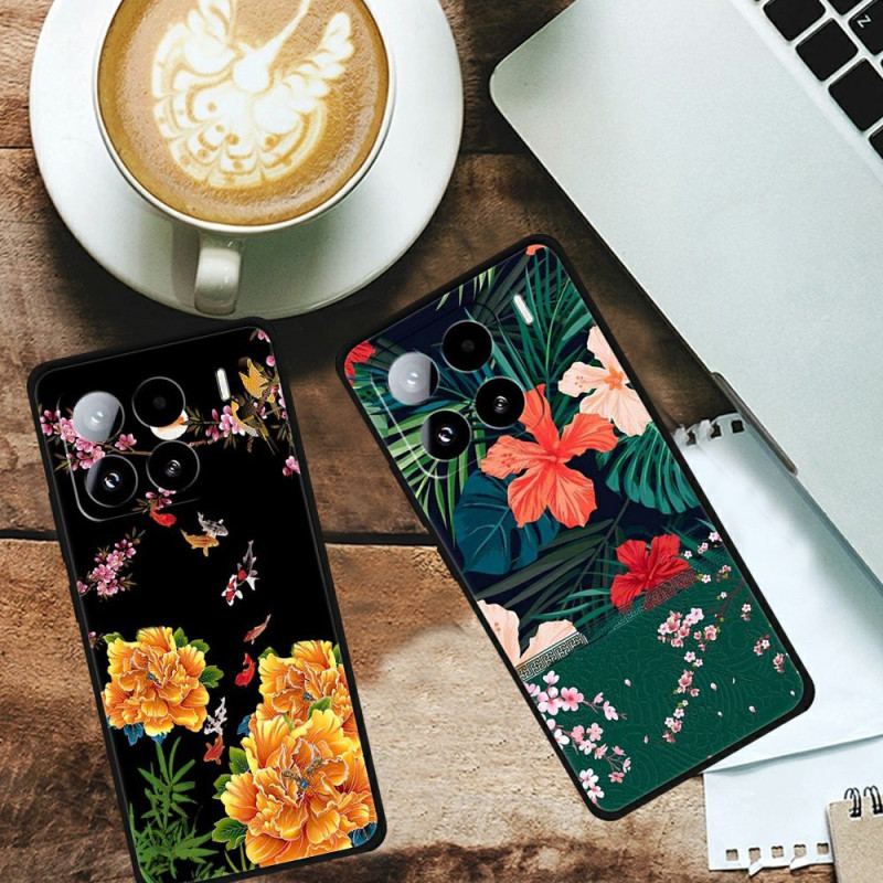 Coque Xiaomi 15 Pro Fleurs et Dragon