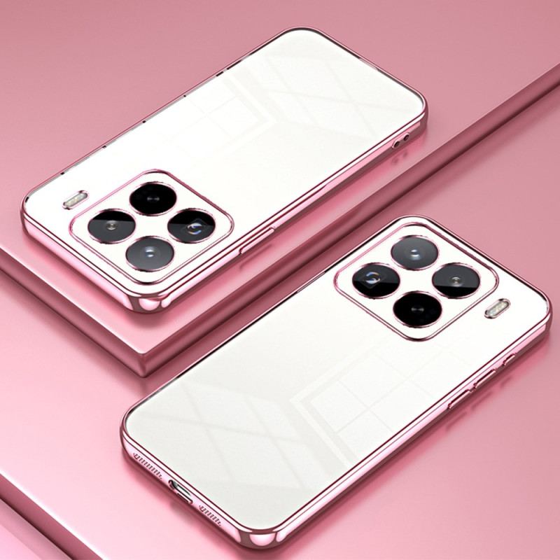 Coque pour Xiaomi 15 Pro Rebord Effet Métal