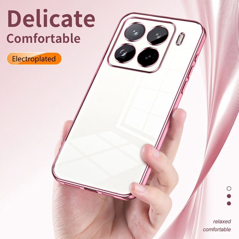 Coque pour Xiaomi 15 Pro Rebord Effet Métal