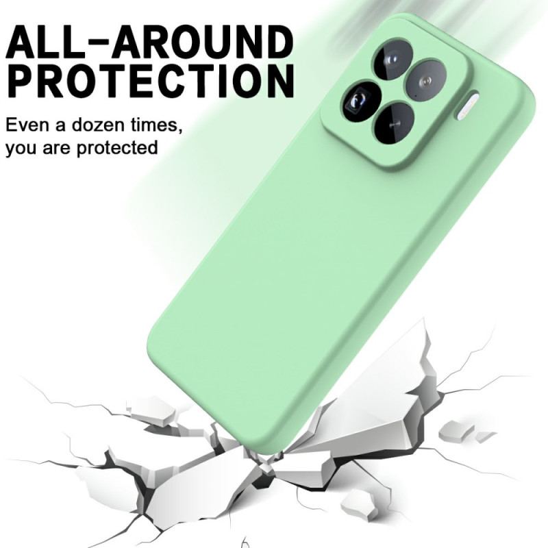 Coque Xiaomi 15 Pro Silicone Liquide à Lanière
