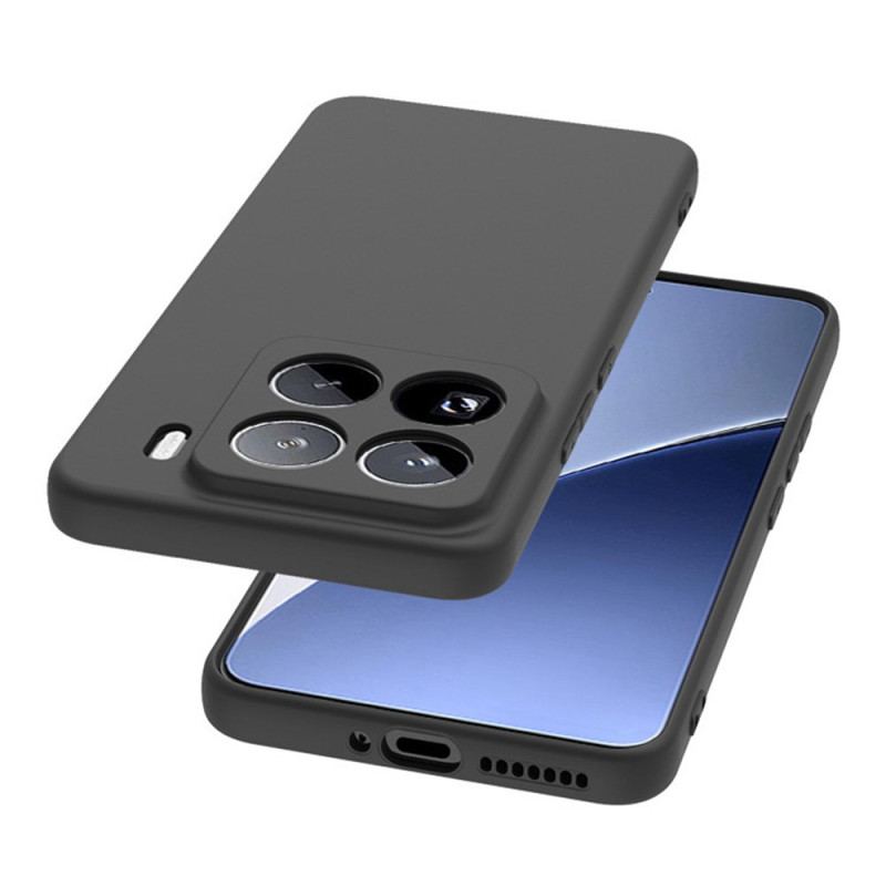 Coque Xiaomi 15 Pro Silicone Mat avec Protecteur Écran en verre Trempé