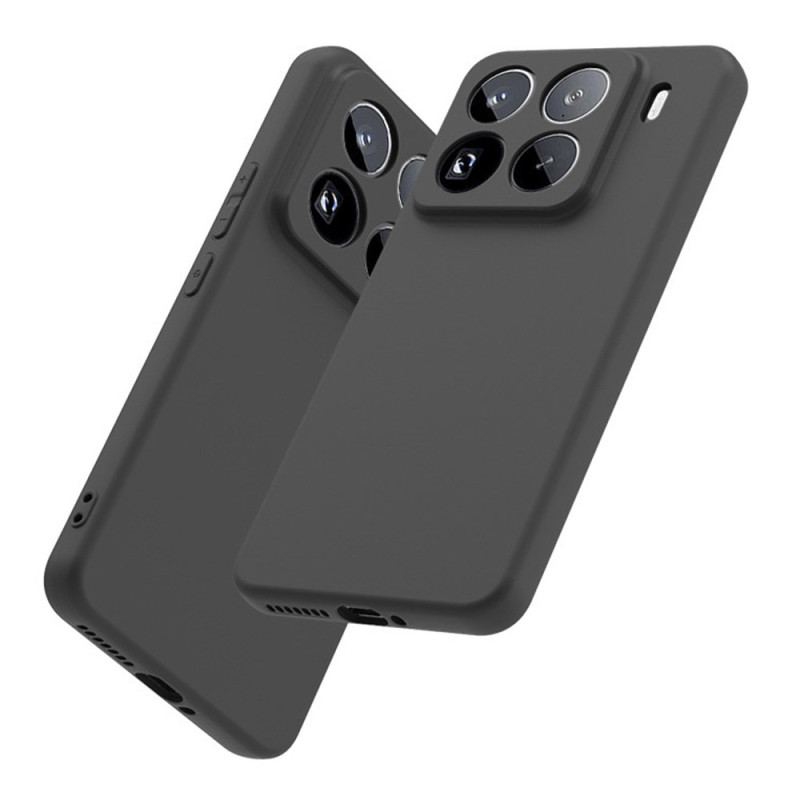 Coque Xiaomi 15 Pro Silicone Mat avec Protecteur Écran en verre Trempé