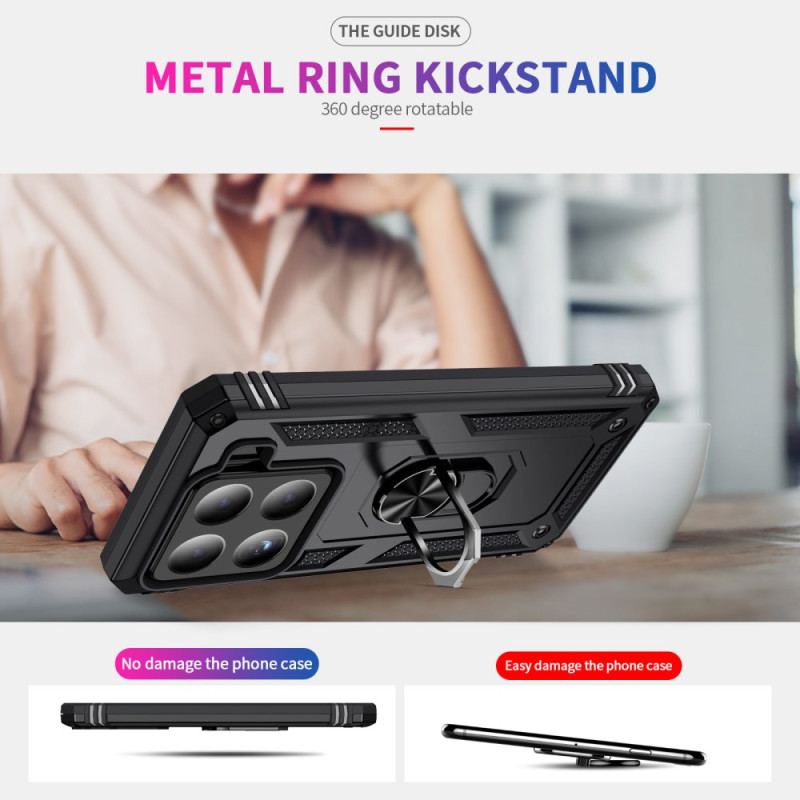 Coque Xiaomi 15 Pro Ultra Résistante Support Rotatif à