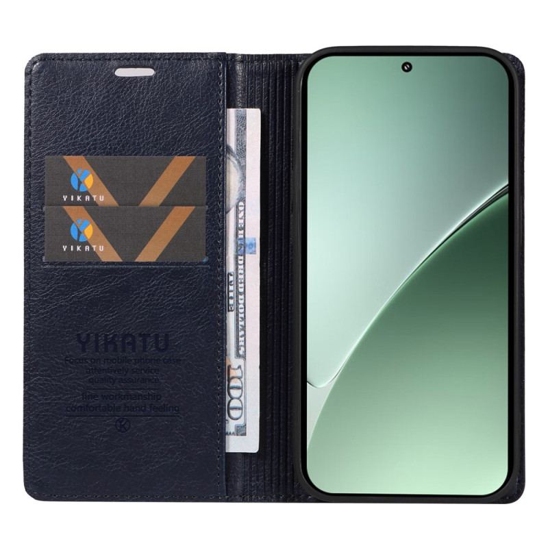 Flip Cover Xiaomi 15 Pro Effet Cuir YIKATU