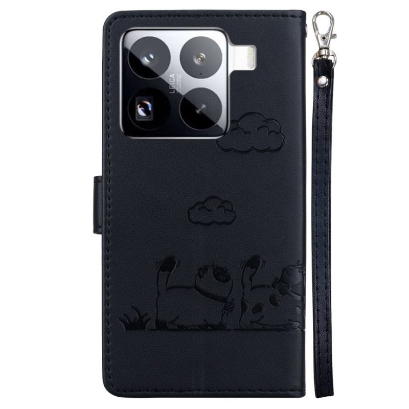 Housse Xiaomi 15 Pro Blocage RFID Scène de Chats