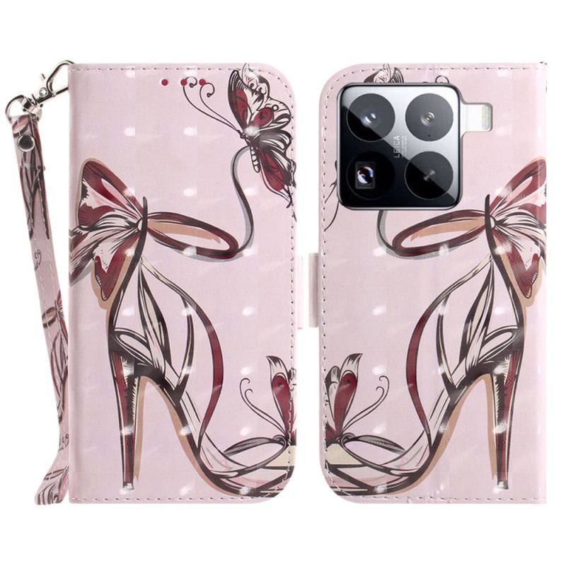 Housse Xiaomi 15 Pro Escarpin à Lanière