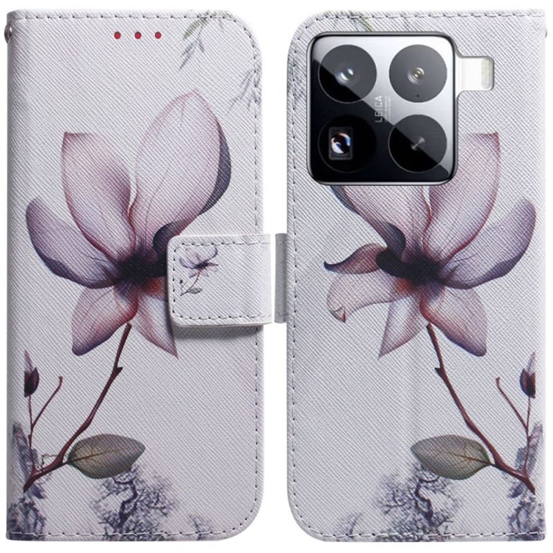 Housse Xiaomi 15 Pro Fleur Rose