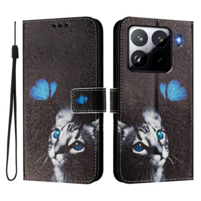 Housse Xiaomi 15 Pro Papillon et Chat