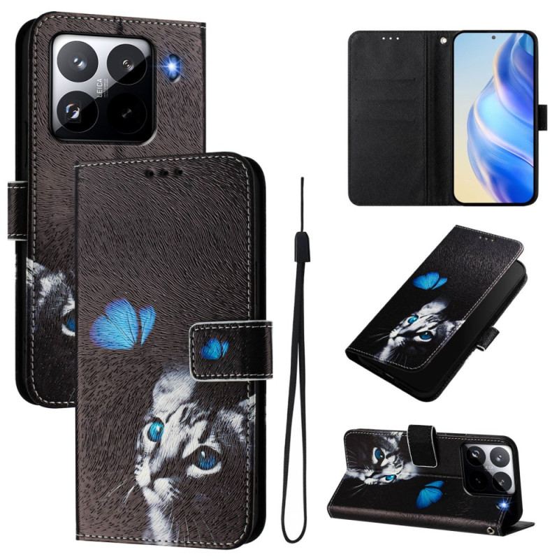 Housse Xiaomi 15 Pro Papillon et Chat