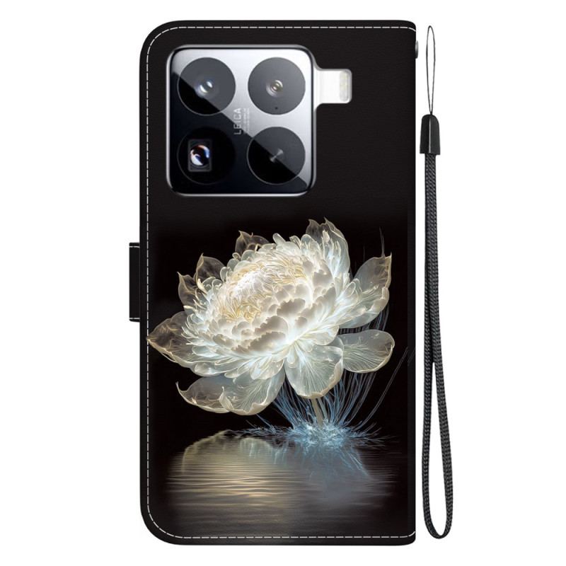 Housse Xiaomi 15 Pro Pivoine Crystal