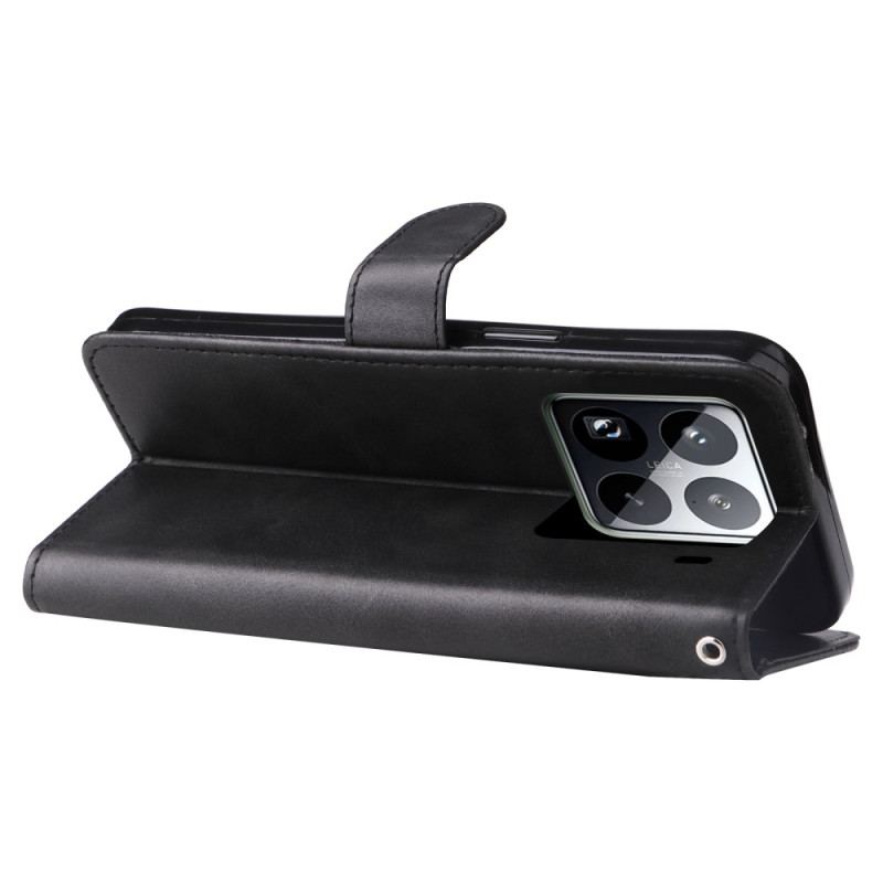 Housse Xiaomi 15 Pro Portefeuille Zippé