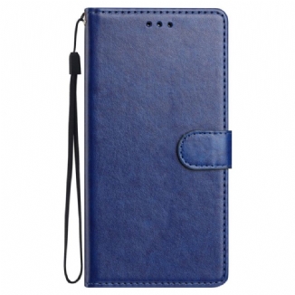 Housse Xiaomi 15 Pro Simili Cuir avec Lanière