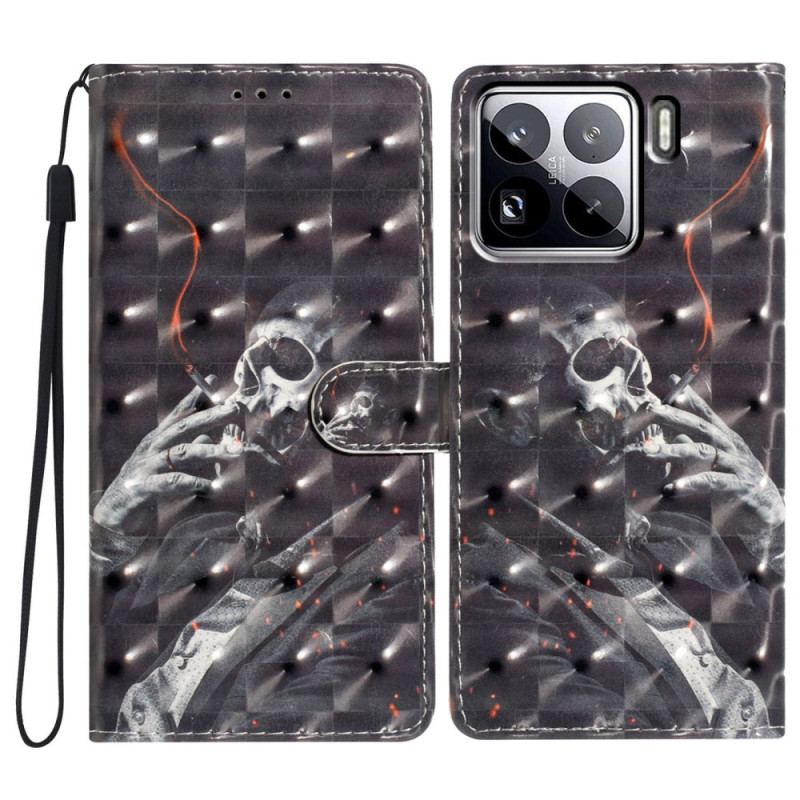 Housse Xiaomi 15 Pro Squelette Fumeur 3D