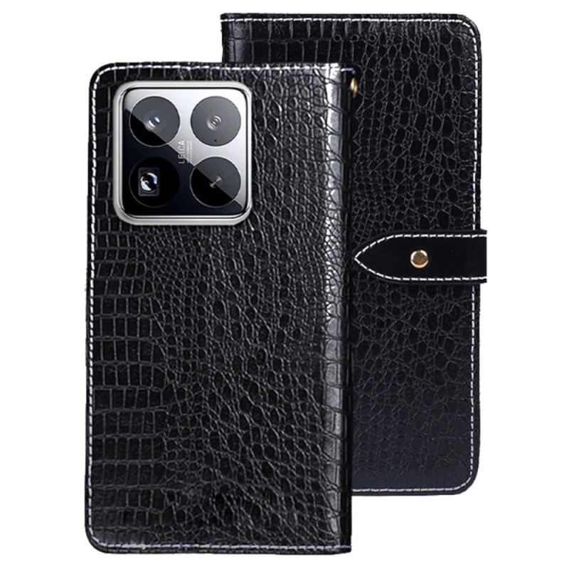 Housse Xiaomi 15 Pro Style Crocodile IDEWEI