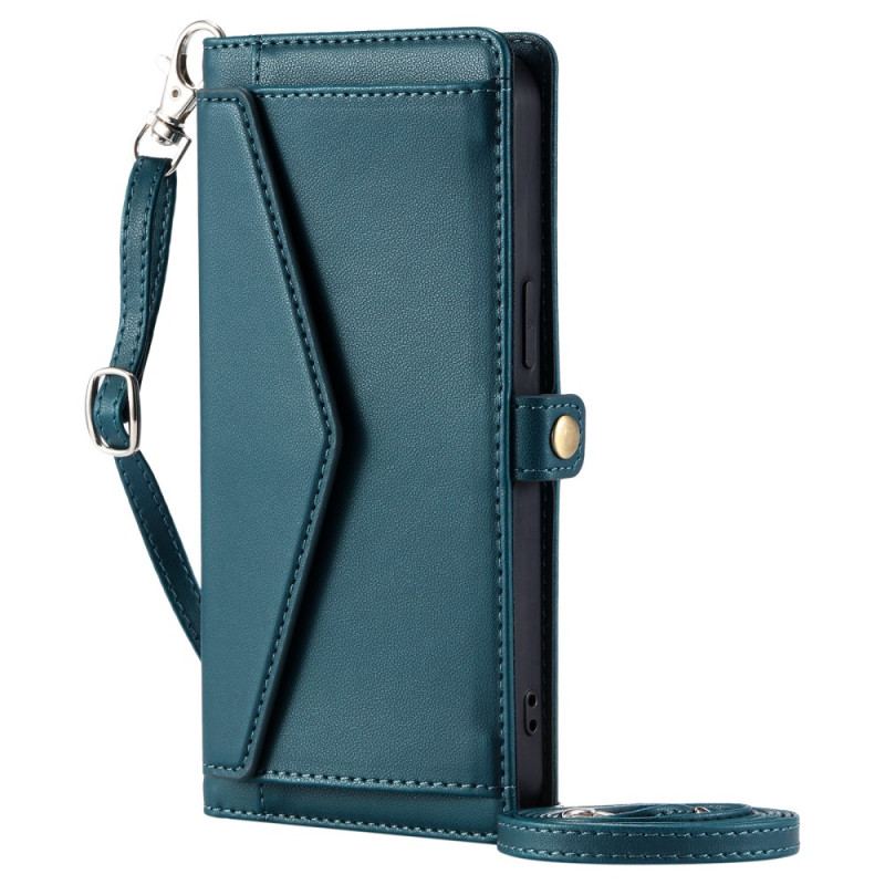 Housse Xiaomi 15 Pro Style Pochette avec Lanière et Bandoulière