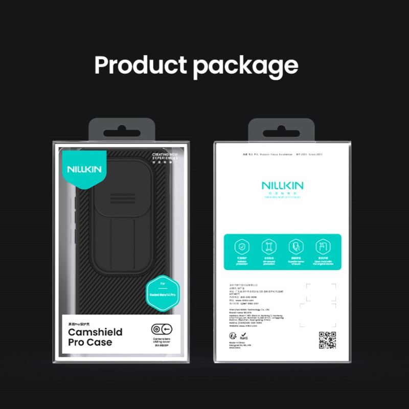 Coque Xiaomi Redmi Note 14 Pro 5G / Poco X7 Camshield Pro Series NILLKIN