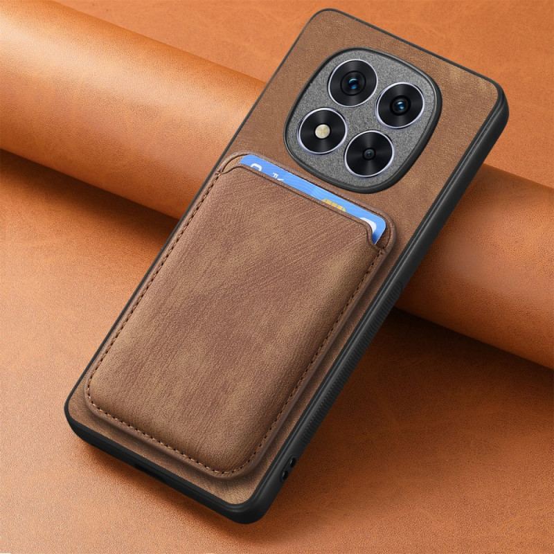 Coque Xiaomi Redmi Note 14 Pro 5G / Poco X7 Effet Cuir Porte-cartes Détachable