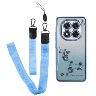 Coque Xiaomi Redmi Note 14 Pro 5G / Poco X7 Paillettes et Lanières KADEM