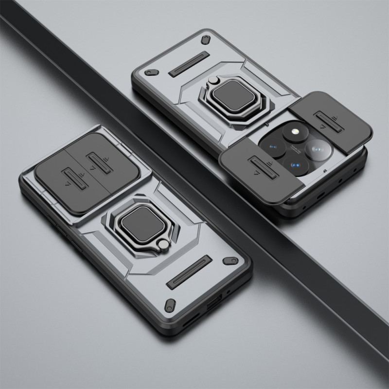 Coque Xiaomi Redmi Note 14 Pro 5G / Poco X7 Ring Résistante Support et Protection d'Objectif