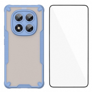 Coque Xiaomi Redmi Note 14 Pro 5G / Poco X7 Silicone Color avec Protection Écran en Verre Trempé