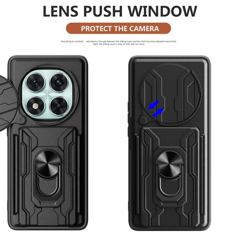 Coque Xiaomi Redmi Note 14 Pro 5G / Poco X7 Support et Protection Coulissante pour Caméra