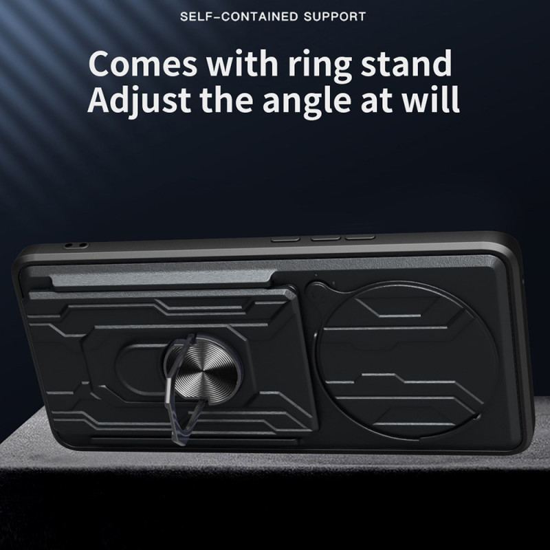 Coque Xiaomi Redmi Note 14 Pro 5G / Poco X7 Support et Protection Coulissante pour Caméra