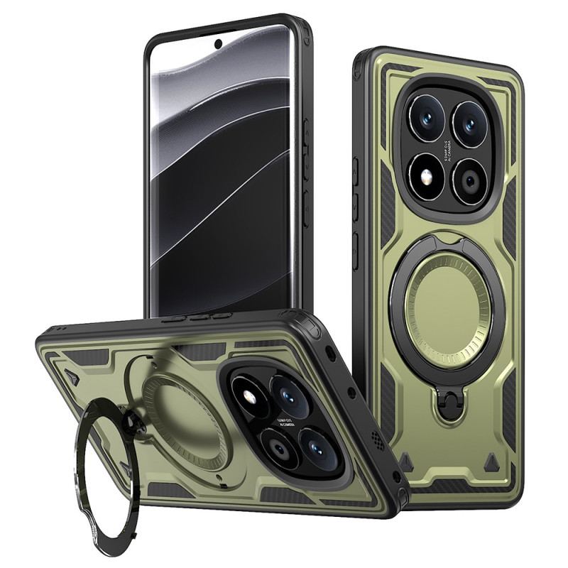 Coque Xiaomi Redmi Note 14 Pro 5G / Poco X7 Support Rotatif à et Compatibilité MagSafe,