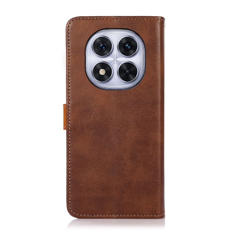 Housse Xiaomi Redmi Note 14 Pro 5G / Poco X7 Fermoir Doré KHAZNEH