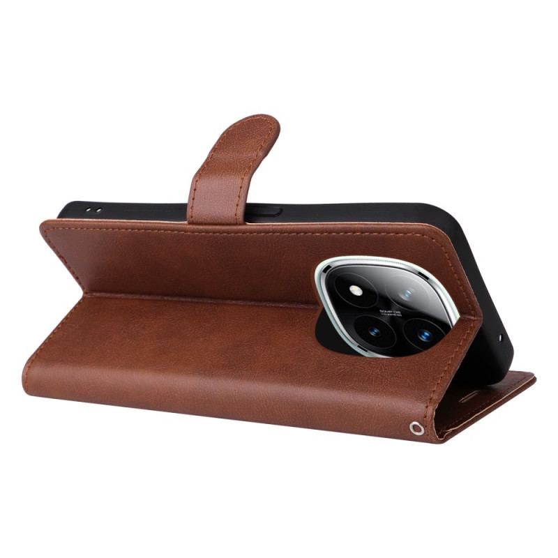 Housse Xiaomi Redmi Note 14 Pro Plus 5G / 14 Pro 5G / Poco X7 Simili Cuir Uni