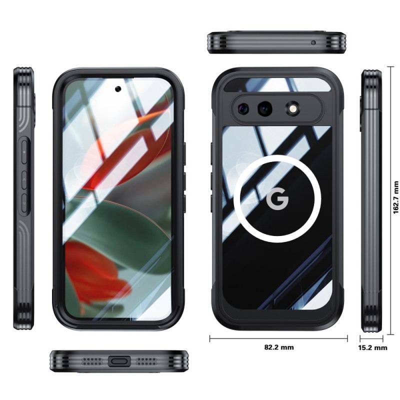 Coque Google Pixel 10A Magnétique avec Film de Protection d'Écran en Verre Trempé