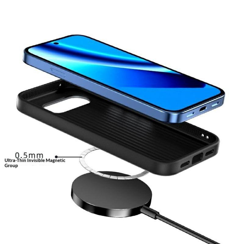 Coque Google Pixel 10A Magnétique Fibre de Carbone ABEEL