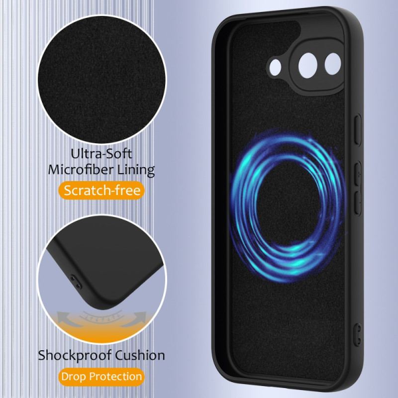 Coque Google Pixel 10A Magnétique Silicone à Lanière