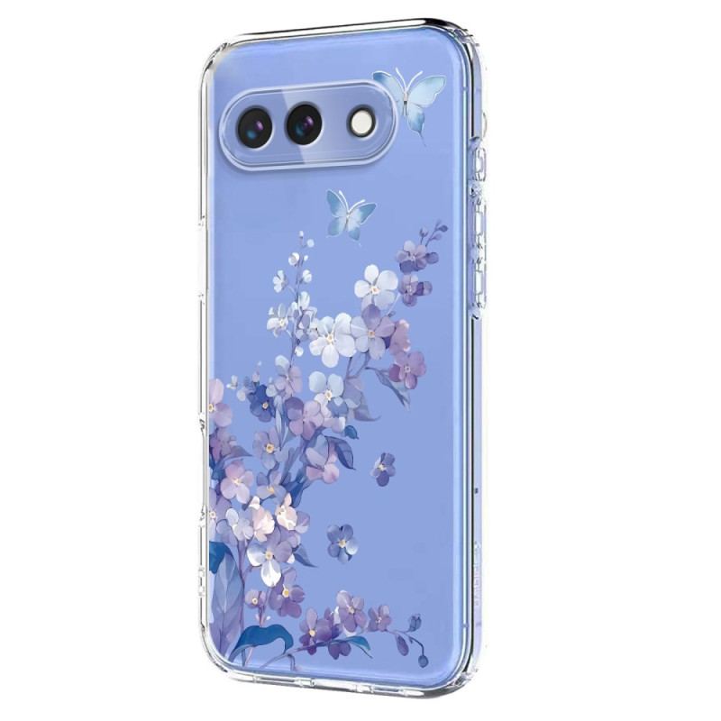 Coque Google Pixel 10A Motif Papillons et Fleurs