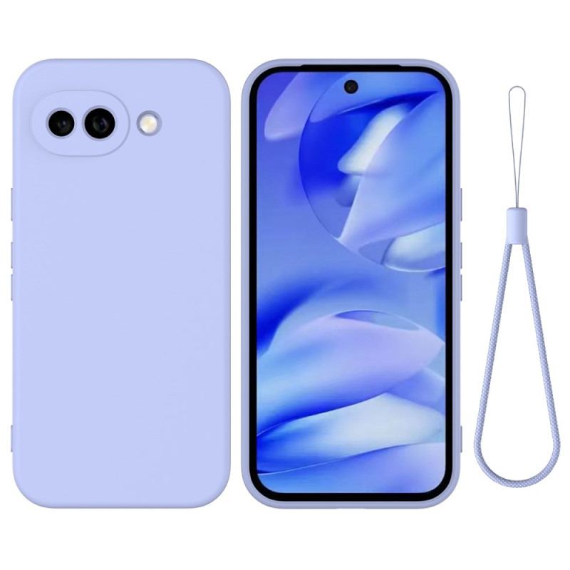 Coque Google Pixel 10A Silicone Liquide à Lanière