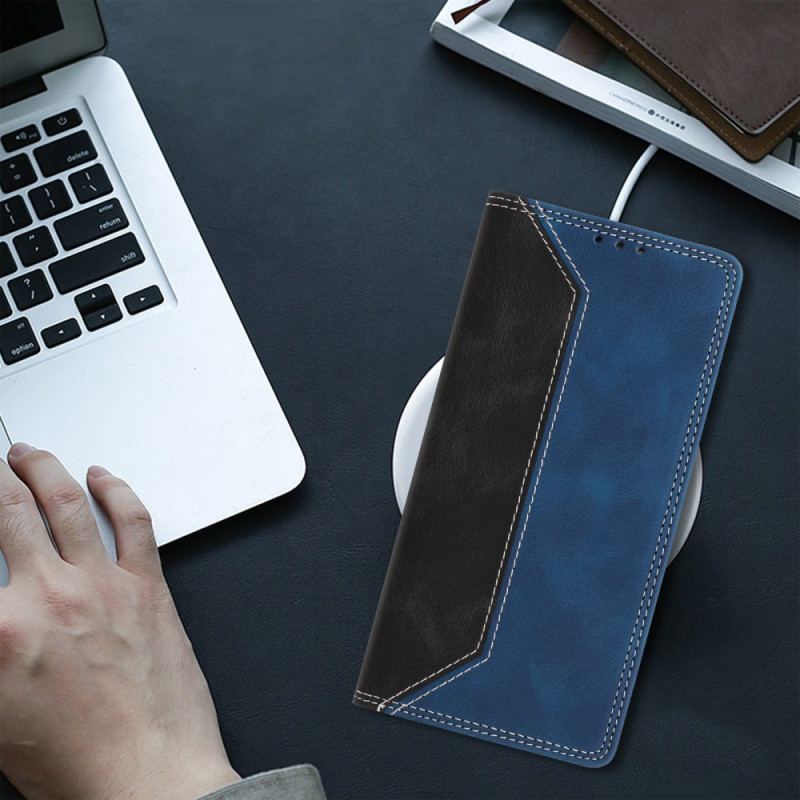 Flip Cover Google Pixel 10A Blocage RFID Bicolore