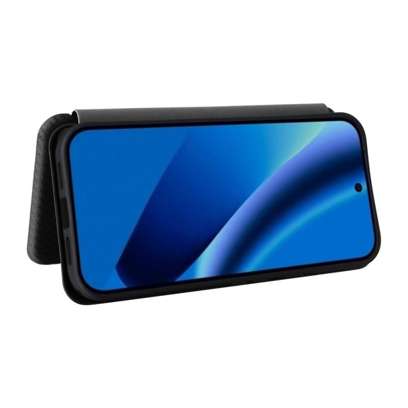 Flip Cover Google Pixel 10A Fibre de Carbone
