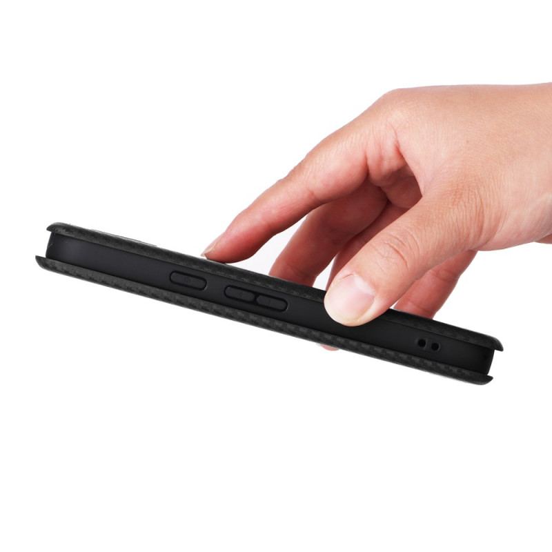 Flip Cover Google Pixel 10A Fibre de Carbone