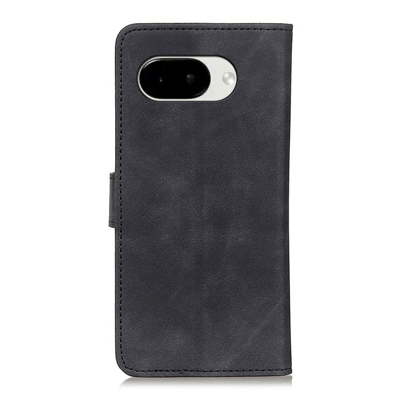 Housse Google Pixel 10A en Cuir PU Texture Rétro KHAZNEH
