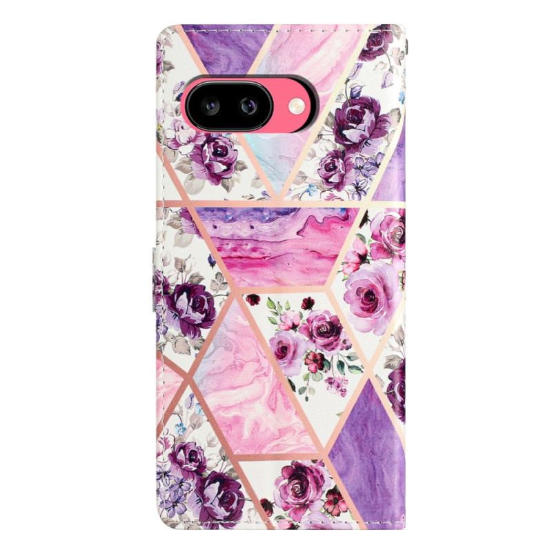 Housse Google Pixel 10A Fleurs Violettes
