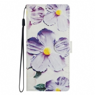 Housse Google Pixel 10A Fleurs Violettes